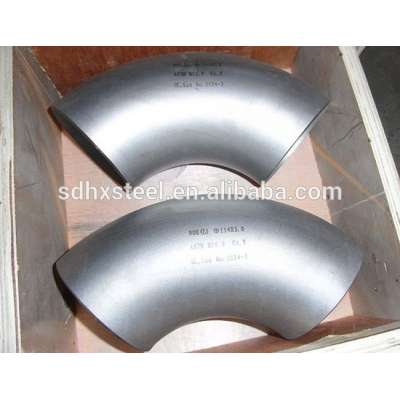 Mirror or Satin finish Pipe Elbow Pemco 90 Degree Stainless steel elbow for Staircase Railing