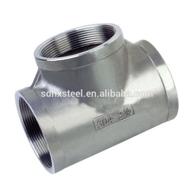 Stainless steel Tee ss m12 m15 m16 pipe fittings